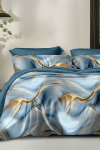 Постельное белье зима-лето поплин стеганый с окантовкой ЗЛПО31-1498