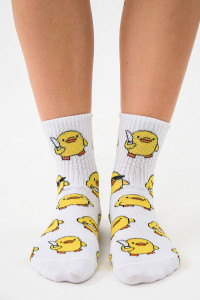 Носки женские "Утки" - упаковка 1 пара