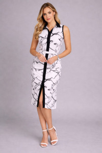 Платье женское №39066 кулирка (р-ры: 46-60) белый