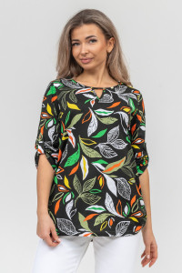 Туника женская №36891 кулирка (р-ры: 48-62) зеленый