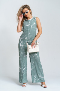 Комбинезон женский КБЗ-01 жатка (р-ры: 46-54) ментоловый