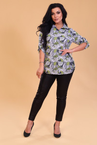 Туника женская №36531 кулирка (р-ры: 48-62) серый