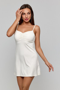 Сорочка женская "Гармония" вискоза (р-ры: 40-54) молоко