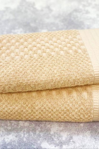 Полотенце махровое "KING" бежевый