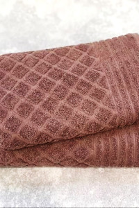 Полотенце махровое "MIRAGE" коричневый