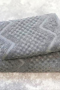 Полотенце махровое "MONBLAN" серый