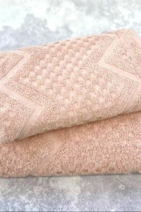 Полотенце махровое "MONBLAN" бежевый