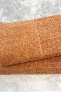 Полотенце махровое "MOSAIC" бежевый