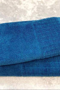 Полотенце махровое "MOSAIC" синий