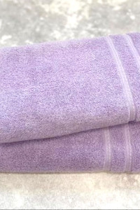 Полотенце махровое "STRIPE" сиреневый
