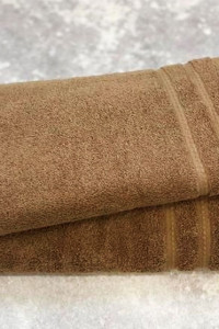 Полотенце махровое "STRIPE" бежевый