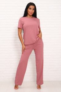 Пижама женская "Лаура" лапша (последний размер) пион 46