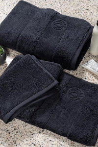 Полотенце махровое "Tenerezza" графитовый (последний размер) 70х140