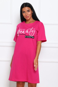 Туника женская №29546 кулирка (р-ры: 46-56) малина