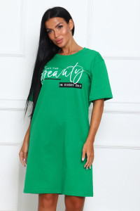 Туника женская №29546 кулирка (р-ры: 46-56) зеленый