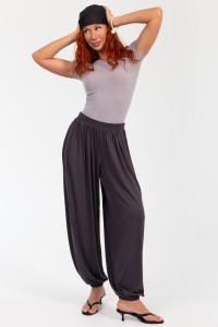 Брюки женские ВИ-114 "Алладины" модал (р-ры: 44-58) графит