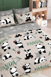 Детское постельное белье поплин на резинке П-304Т