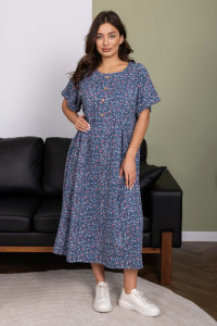 Платье женское 2146 кулирка (р-ры: 52-62) серый