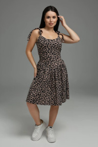 Сарафан женский "Флирт" кулирка (р-ры: 44-54) кофе