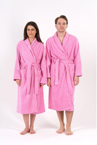 Халат унисекс махровый Urban Family (р-ры: 42-52) "Prism Pink"