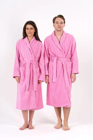 Халат унисекс махровый Urban Family (р-ры: 42-52) "Prism Pink"