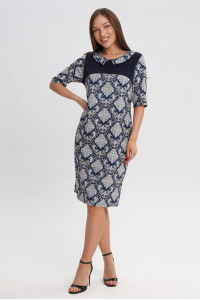 Платье женское П753.2 полиэстер (р-ры: 48-62) 