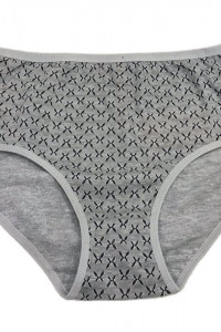 Трусы женские TS286 хлопок+эластан (р-ры: M-XL) серые