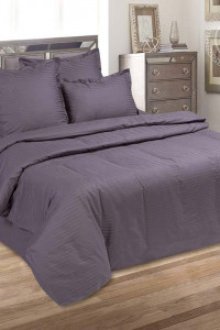 Постельное белье страйп-сатин "Мокрый асфальт"