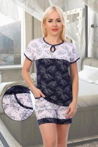 Пижама женская "Симона" кулирка (р-ры: 48-58)