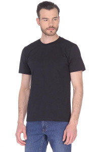 Мужская футболка "Vestco" хлопок (р-ры: S-10XL) черный