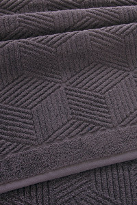 Полотенце махровое "Уэльс" серый шато