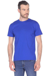 Мужская футболка "Vestco" хлопок (р-ры: S-4XL) синий