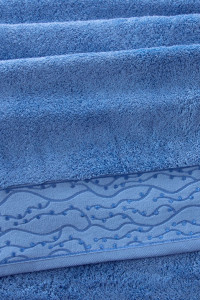Полотенце махровое "Айова" небесно-голубой