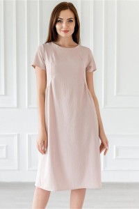 Платье женское "Мира" полиэстер (р-ры: 44-58) розовый
