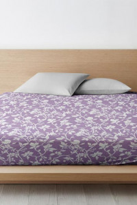 Простыня на резинке поплин "Нежный силуэт" 7533-2