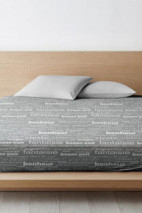 Простыня на резинке бязь "Письма" 7420-1