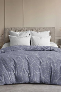 Пододеяльник классический поплин "Грань" 7352-2