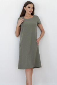 Платье женское "Амалия" полиэстер (р-ры: 44-58) зеленый