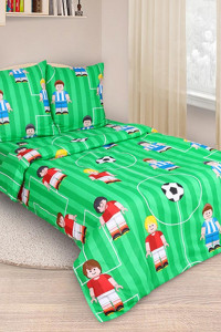 Детское постельное белье бязь "Футболисты"