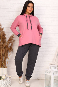 Костюм двойка женский №3398 футер 2-х нитка (р-ры: 50-60)