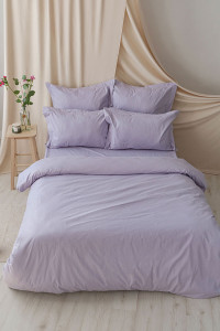 Постельное белье MOYЁ Home страйп-сатин "Lilac"