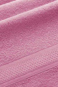Полотенце махровое "Утро" розовый