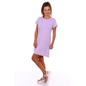 Платье женское "Ирис" футер 2-х нитка (р-ры: 44-50) фиолетовый