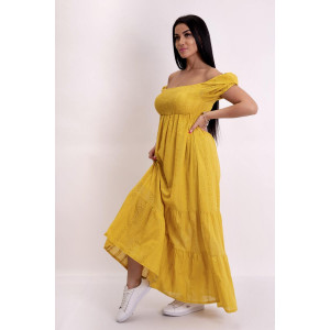 Платье женское "Соната Ж" хлопок (р-ры: 44-50) желтый