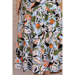 Платье женское "Мексика-1" кулирка (р-ры: 50-60) оранжевый