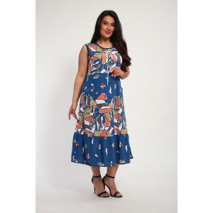 Сарафан женский С3070.1 кулирка (р-ры: 48-62) Сарафан женский С3070.1 кулирка (р-ры: 48-62)