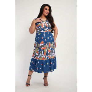 Сарафан женский С3070.1 кулирка (р-ры: 48-62) Сарафан женский С3070.1 кулирка (р-ры: 48-62)