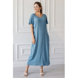 Платье женское "Марсела" вискоза (р-ры: 50-64) голубой
