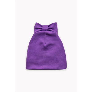 Шапка для новорожденных "Милашка" 20270 интерлок (р-ры: 38-42) фиолетовый