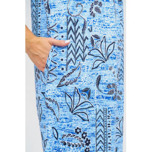 Платье женское 520 кулирка (р-ры: 50-64) голубой